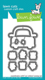 Lawn Fawn Clear Stamps 3"X4", Car Critters