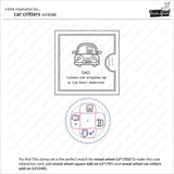 Lawn Fawn Clear Stamps 3"X4", Car Critters