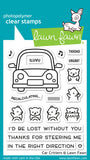 Lawn Fawn Clear Stamps 3"X4", Car Critters