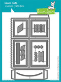 Lawn Cuts Custom Craft Die, Scalloped Box Card Pop-Up