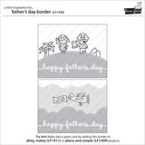 Lawn Fawn, Lawn Cuts Custom Craft Die, Father's Day Border