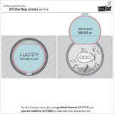 Lawn Cuts Custom Craft Die, Lift The Flap Circles