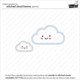 Lawn Cuts Custom Craft Die, Stitched Cloud Frames