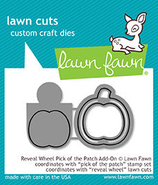 Lawn Fawn, Lawn Cuts Custom Craft Die, Reveal Wheel Pick Of The Patch Add-On