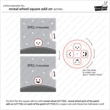 Lawn Fawn, Lawn Cut Custom Craft Dies, Reveal Wheel Square Add-On (LF1791)
