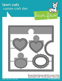 Lawn Fawn, Lawn Cut Custom Craft Dies, Reveal Wheel Square Add-On (LF1791)