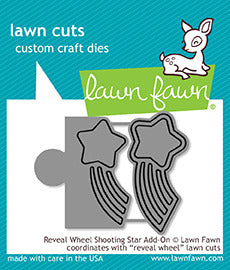 Lawn Fawn, Lawn Cuts Custom Craft Die, Reveal Wheel Shooting Star Add-On
