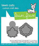 Lawn Fawn, Lawn Cuts Custom Craft Die, Reveal Wheel Fall Leaf Add-On
