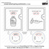 Lawn Fawn, Reveal Wheel Spring Sentiments, Clear Stamps