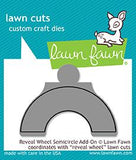 Lawn Fawn, Lawn cuts custom Craft Dies, Reveal Wheel Semicircle Add-On