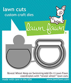 Lawn Fawn, Lawn Cuts Custom Craft Dies, Reveal Wheel Keep on Swimming Add-On