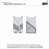 Lawn Fawn, Lawn Cuts Custom Craft Die, Diagonal Gift Card Pocket