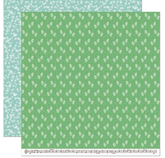 Lawn Fawn, Snowday Remix, Double-Sided Cardstock 12"X12", Mittens Remix