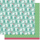 Lawn Fawn, Snowday Remix, Double-Sided Cardstock 12"X12", Wool Socks Remix