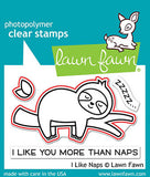 Lawn Fawn, Clear Stamps & Dies Combo, I Like Naps (LF2163 & LF2164)
