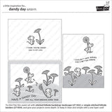 Lawn Fawn, Clear Stamps, Dandy Day (LF2217)