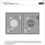 Lawn Fawn, Lawn Cuts Custom Craft Dies, Magic Iris Add-On (LF2239)