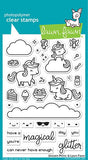 Lawn Fawn Clear Stamps & Dies Combo, Unicorn Picnic (LF2319 & LF2320)