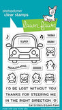 Lawn Fawn Clear Stamps 3"X4", Car Critters