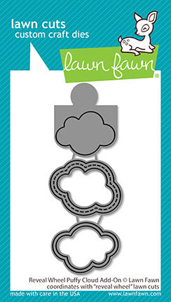 Lawn Fawn, Lawn Cuts Custom Craft Die, Reveal Wheel: Puffy Cloud Add-On