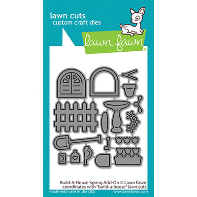 Lawn Fawn, Lawn Cuts Custom Craft Die, Build-a-House Spring Add-On (LF2524)