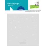 Lawn Fawn, Lawn Clippings Stencils, Bubble Background