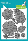 Lawn Fawn, Lawn Cuts Custom Craft Die, Happy Hibiscus