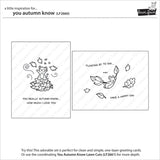 Lawn Fawn, Clear Stamps, You Autumn Know (LF2660)
