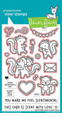 Lawn Fawn Clear Stamps & Dies Combo, Scent With Love (LF2726 & LF2727)