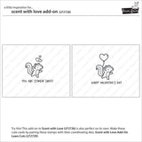Lawn Fawn, Photopolymer Clear Stamps, Scent with Love Add-On (LF2728)