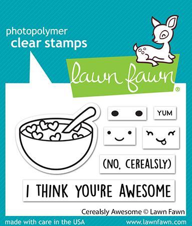 Lawn Fawn Clear Stamps, Cerealsly Awesome (LF2730)