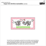 Lawn Cuts Custom Craft Die, Large Mini Slimline Stackables (LF2732)