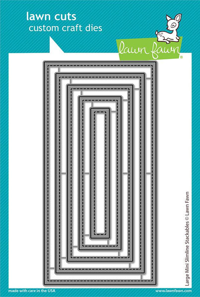 Lawn Cuts Custom Craft Die, Large Mini Slimline Stackables (LF2732)