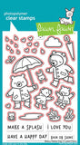 Lawn Fawn, Lawn Cuts Custom Craft Dies, Beary Rainy Day