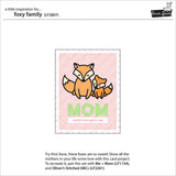 Lawn Fawn, Lawn Cuts Custom Craft Die, Foxy Family