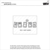 Lawn Fawn Clear Stamps 4"X6", Pool Party