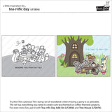 Lawn Fawn Clear Stamps 4"X6", Tea-Rrific Day