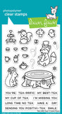 Lawn Fawn Clear Stamps 4"X6", Tea-Rrific Day