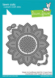 Lawn Fawn, Lawn Cuts Custom Craft Die, Magic Iris Sunflower Add-On (LF2958)