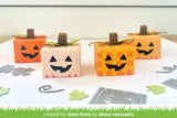 Lawn Fawn, Lawn Cuts Custom Craft Die, Tiny Gift Box Jack-O'-Lantern Add-On (LF2968)