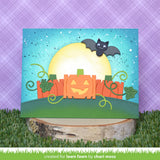 Lawn Fawn, Lawn Cuts Custom Craft Die, Tiny Gift Box Jack-O'-Lantern Add-On (LF2968)