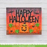 Lawn Fawn, Lawn Cuts Custom Craft Die, Tiny Gift Box Jack-O'-Lantern Add-On (LF2968)