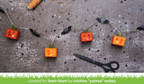 Lawn Fawn, Lawn Cuts Custom Craft Die, Tiny Gift Box Jack-O'-Lantern Add-On (LF2968)