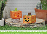 Lawn Fawn, Lawn Cuts Custom Craft Die, Tiny Gift Box Jack-O'-Lantern Add-On (LF2968)