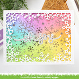 Lawn Fawn, Lawn Cuts Custom Craft Die, Snow Flurries Backdrop (LF2976)