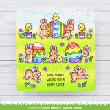 Lawn Fawn Clear Stamps 4"X6", Eggstraordinary Easter Add-On (LF3079)