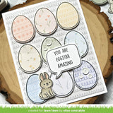 Lawn Fawn Clear Stamps 4"X6", Eggstraordinary Easter Add-On (LF3079)