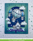 Lawn Fawn, Lawn Cuts Custom Craft Die, Dotted Moon & Stars Backdrop: Portrait (LF3106)