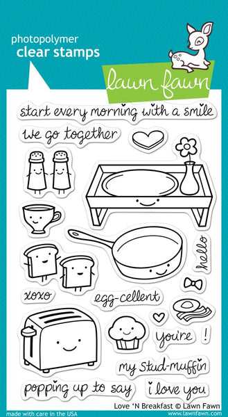Lawn Fawn, Love'n Breakfast, Clear Stamps - Scrapbooking Fairies
