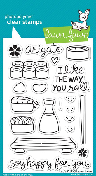 Lawn Fawn, Let's Roll, Clear Stamps - Scrapbooking Fairies